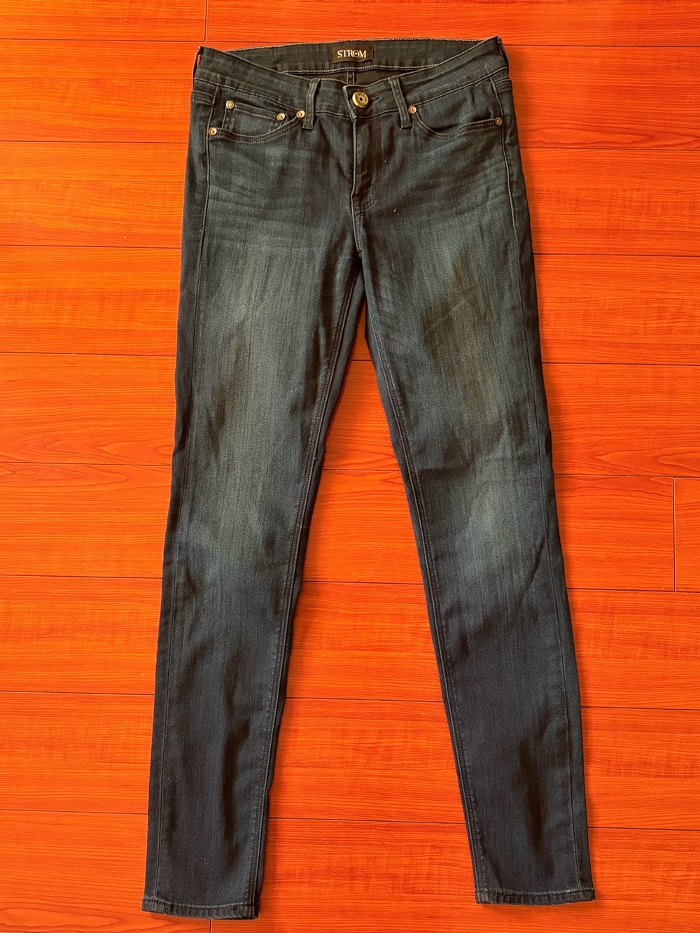STROM Dark Indigo Skinny Jeans for Women